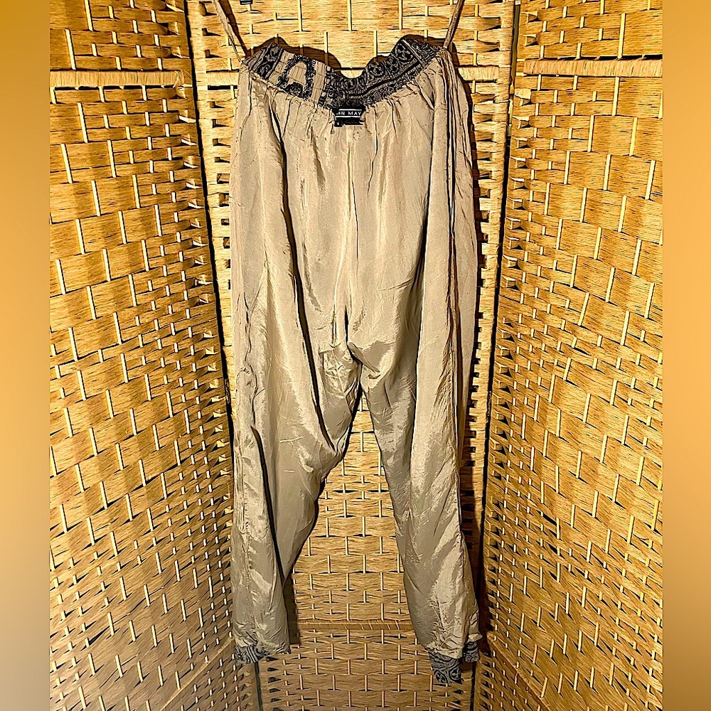 100% SILK Vintage Ann May Pants Women’s 8 - Picture 15 of 15